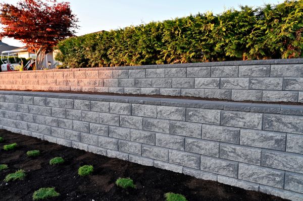 Concrete Retaining Wall Installation in Plano