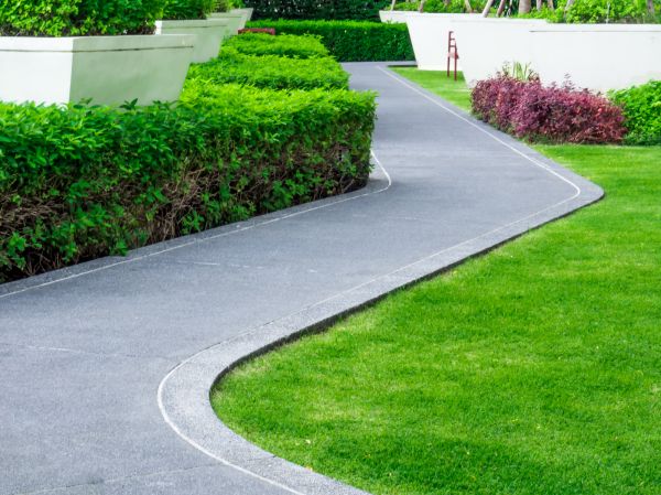 Walkway Curb Installation in Plano