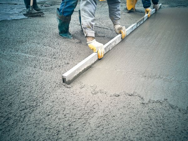 Cement Slab Installation in Plano