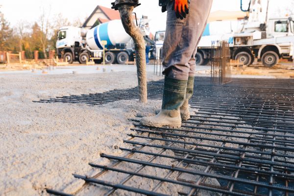 Poured Foundation Installation in Plano