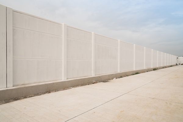 Concrete Fence Construction in Plano