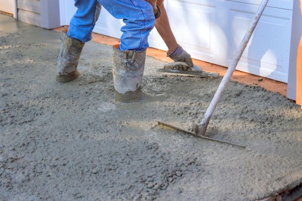 Driveway Slab Construction in Plano