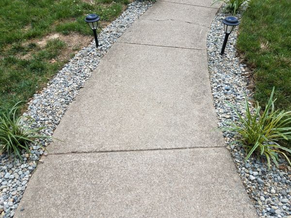 Cement Path Construction in Plano