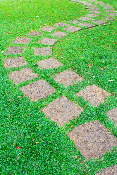 Backyard Pathway Construction in Plano